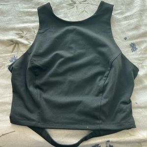 Free People open back blouse